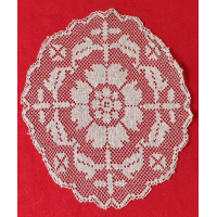 Ovaal kanten kleedje